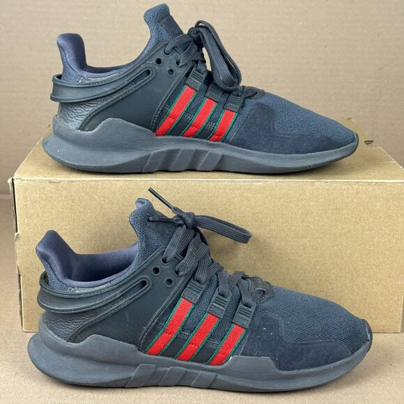 Adidas EQT Support ADV Black Red Green Sneakers Men’s US 8 Athletic Shoes